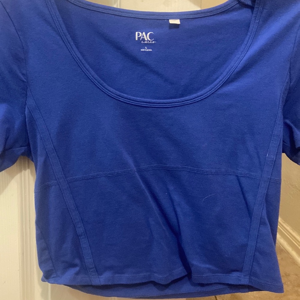 Pacsun blue crop top